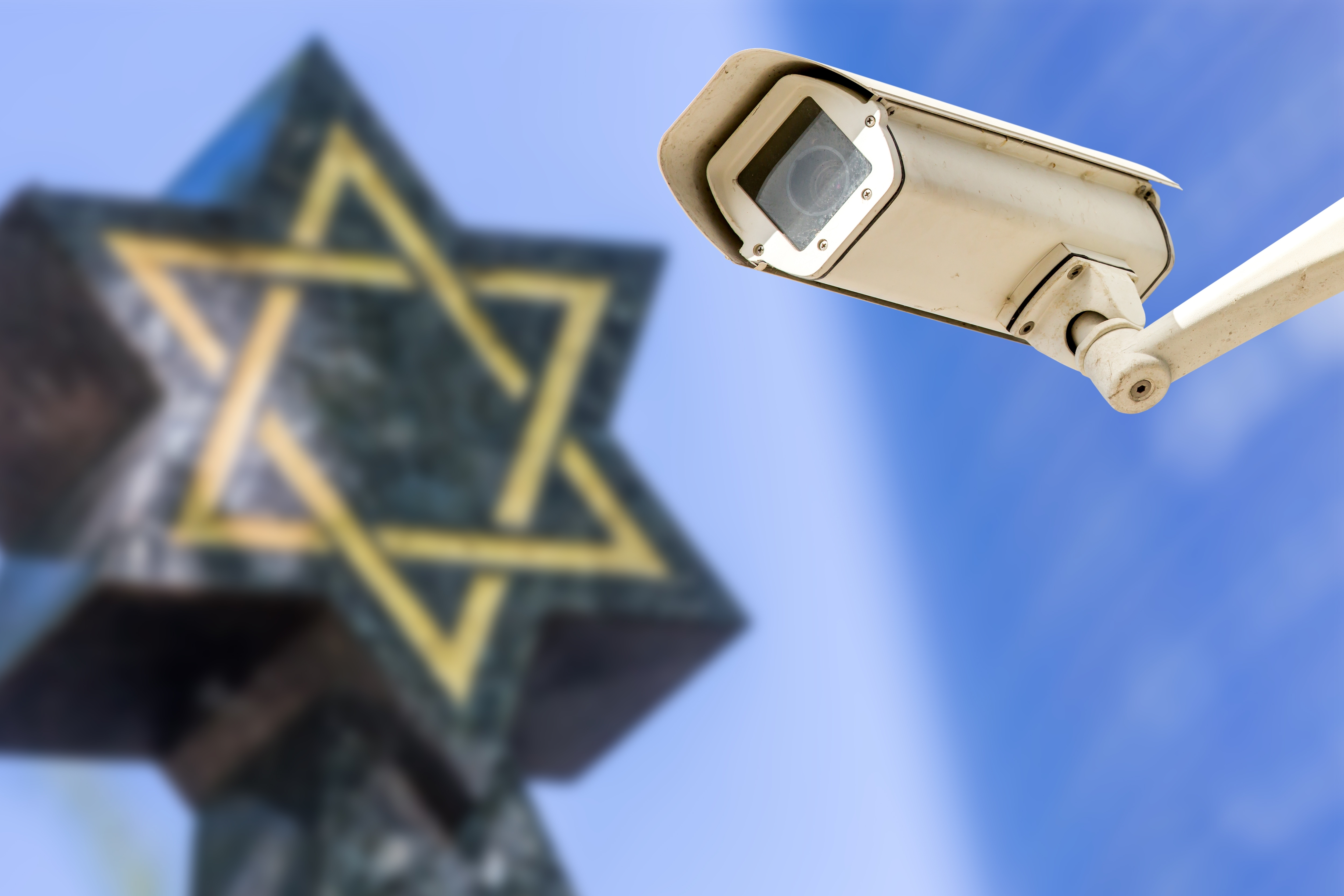 Security Camera at a Star of David