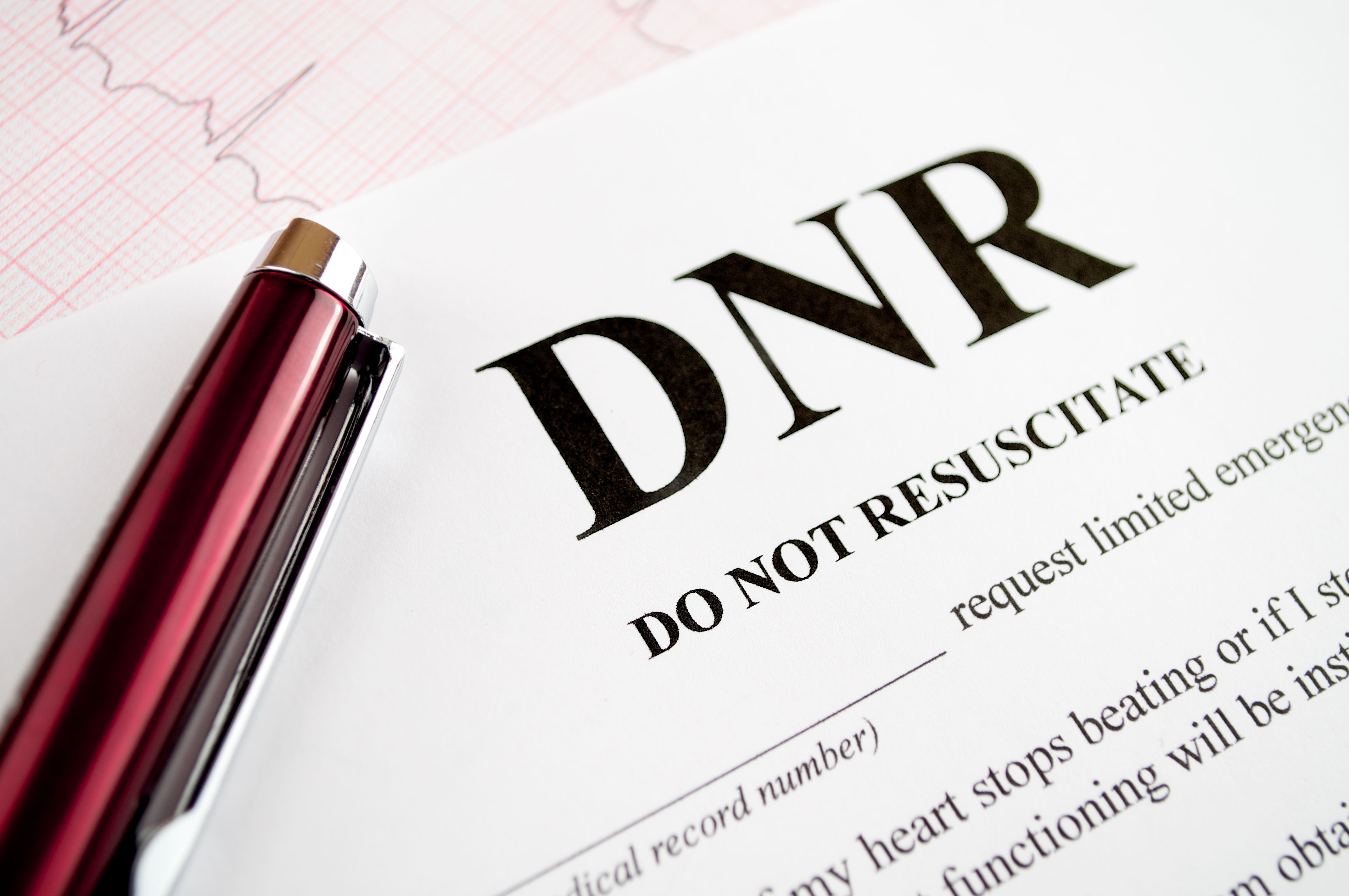 Do Not Resuscitate order